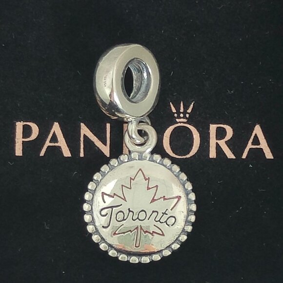 Pandora Toronto Canada Marquis Travel Vacation Exclusive Dangle Charm Silver - Picture 1 of 7